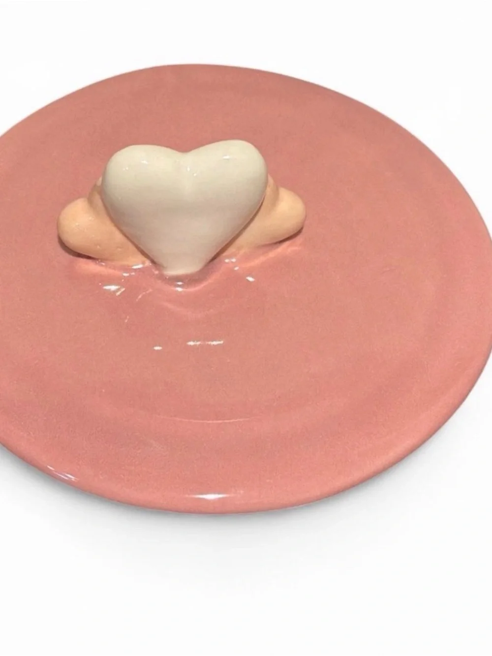 RAE DUNN “Be Mine” Pink Mini Ceramic Bath & Body Jar with Heart Lid